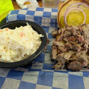 Clearwater Cafe - Pulled pork sandwich with coleslaw - Cafes Near Me - Vian, Oklahoma
