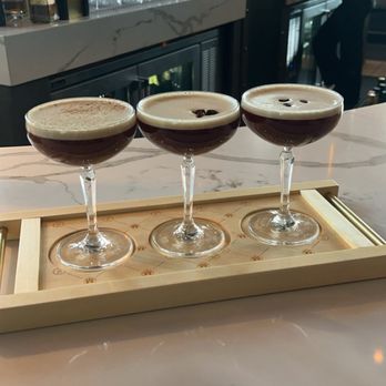 Stock Hill - Espresso Martini Flight - Steakhouses Near Me - Kansas City, Missouri Stock Hill - Espresso Martini Flight - Steakhouses Near Me - Kansas City, Missouri