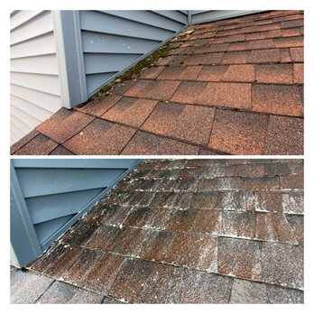 HiCleaners - Roof soft washing in Burlington, MA. See our videos  https://www.youtube.com/channel/UCQWjLSnAgXWVgSSc9nmHvgQ - Window Washing Near Me