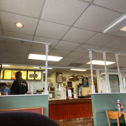 the interior of a restaurant
