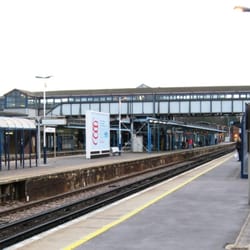 Guildford Railway Station - General view from platform 5-6