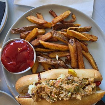 Lake Crescent Lodge - Roasted Vegetable Hero with house fries - Hotels Near Me - Port Angeles, Washington Lake Crescent Lodge - Roasted Vegetable Hero with house fries - Hotels Near Me - Port Angeles, Washington