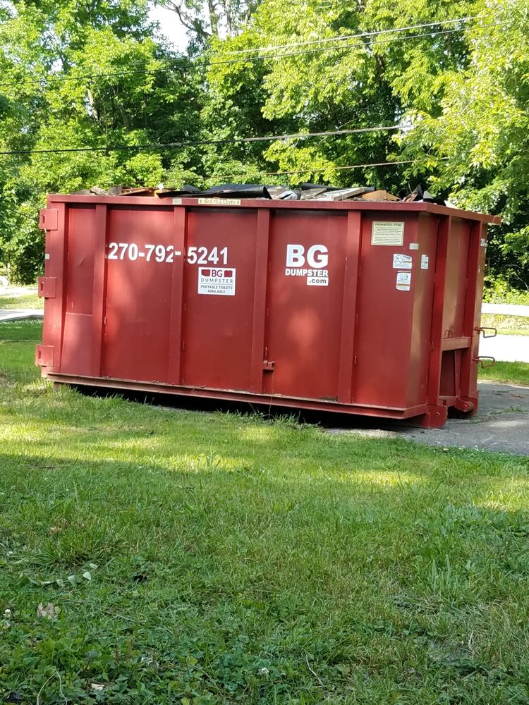 BG DUMPSTER Updated September 2024 5945 Bowling Green Rd, Franklin, Kentucky Dumpster