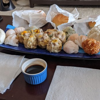 Dim Sum King - Sui mai, har gow, crispy shrimp ball, BBQ pork buns, baked pork buns, chive and shrimp dumplings. - Dim Sum Near Me - Sunnyvale, California Dim Sum King - Sui mai, har gow, crispy shrimp ball, BBQ pork buns, baked pork buns, chive and shrimp dumplings. - Dim Sum Near Me - Sunnyvale, California