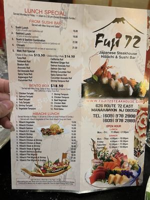 FUJI72 JAPANESE STEAKHOUSE HIBACHI AND SUSHI BAR - Updated