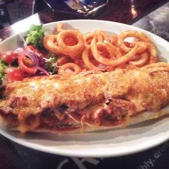 The Park Bar - Hot baguette topped with hickory chicken - Pubs Near Me - Glasgow, GLG The Park Bar - Hot baguette topped with hickory chicken - Pubs Near Me - Glasgow, GLG