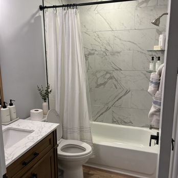 Building Buddies - After- Full View Guest Bathroom - General Contractors Near Me - Pittsburgh, Pennsylvania Building Buddies - After- Full View Guest Bathroom - General Contractors Near Me - Pittsburgh, Pennsylvania