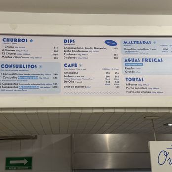 El Moro - Menu - Churros Near Me - Juárez, DIF El Moro - Menu - Churros Near Me - Juárez, DIF