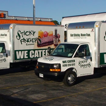 Signs By Tomorrow - Sticky Finger's Custom Vehicle Graphics for their delivery trucks - Graphic Design Near Me - Roebuck, South Carolina Signs By Tomorrow - Sticky Finger's Custom Vehicle Graphics for their delivery trucks - Graphic Design Near Me - Roebuck, South Carolina