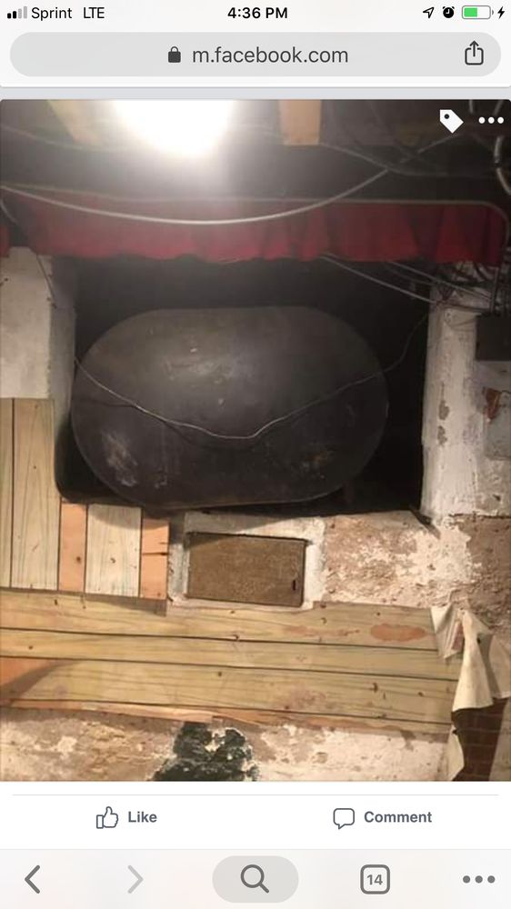 Slide of New World Oil Tank Removal