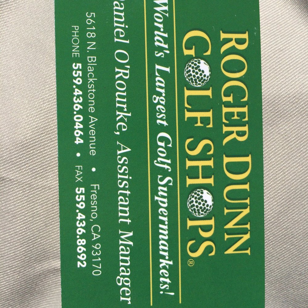 Roger Dunn Golf Shops - Dan the man. Thank brotha! - Golf Equipment Near Me - Fresno, California