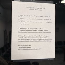 Consulate Vietnam - Information Guide - Sept 2026