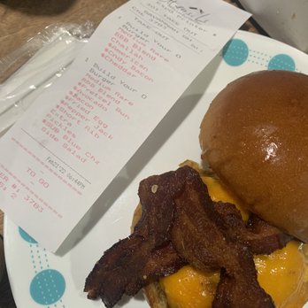 Babylon Burger Bar - My burger missing lettuce, tomato, and pickles. - Burgers Near Me - Babylon, New York Babylon Burger Bar - My burger missing lettuce, tomato, and pickles. - Burgers Near Me - Babylon, New York