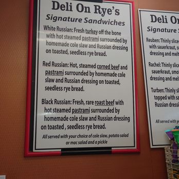 Deli On Rye - The signature sandwiches are a favorite!!! - Delis Near Me - Boca Raton, Florida Deli On Rye - The signature sandwiches are a favorite!!! - Delis Near Me - Boca Raton, Florida