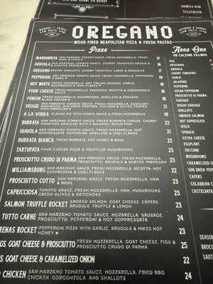 Menu photo 2 Oregano Brooklyn, NY