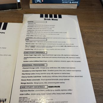Case Study - Menu - Coffee & Tea Near Me - Phoenix, Arizona