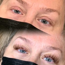 AmyEyesthetics Eyelash Extensions - Voluminous Classic Set (in brown)
