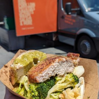 Roadside Rotisserie - Pork loin, added salsa verde - Chicken Shop Near Me - Alameda, California