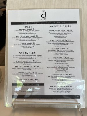 Menu photo 8 ā café Boise, ID
