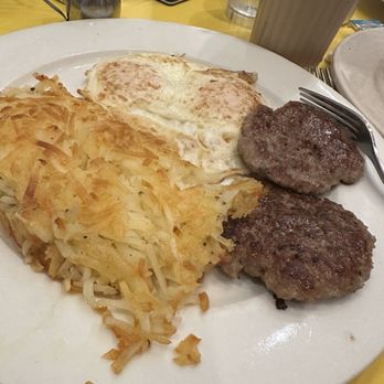 Fred 62 - Two Eggs Any Style Hash Browns and Homemade Pork Sausage Patties - Diners Near Me - Los Angeles, California Fred 62 - Two Eggs Any Style Hash Browns and Homemade Pork Sausage Patties - Diners Near Me - Los Angeles, California