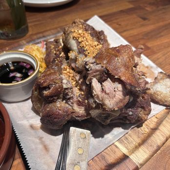 Avenida Restaurant - Crispy pata: HUGE pork bone with lots of meat and a super crispy exterior. EPIC - Filipino Near Me - San Mateo, California