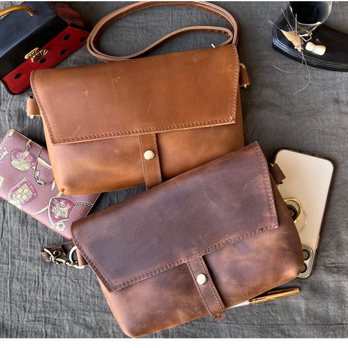 Roma Leather - W022L Crazy horse crossbody belt pack - Leather Goods Near Me - Ontario, California Roma Leather - W022L Crazy horse crossbody belt pack - Leather Goods Near Me - Ontario, California
