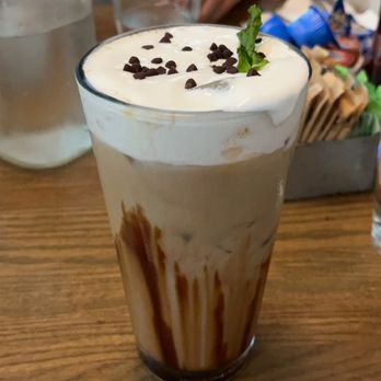 First Watch - Mint mocha iced coffee - Breakfast & Brunch Near Me - Tomball, Texas
