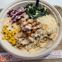 BIBIBOP Asian Grill - Noodle Bowl, SPICY CHICKEN BOWL