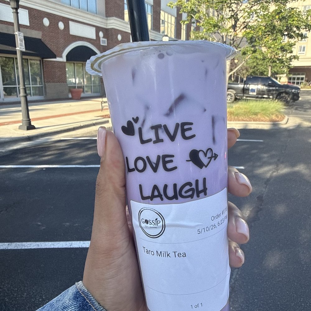 Gossip Tea Lounge - Taro milk tea - Vietnamese Near Me - Durham, North Carolina