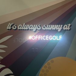 Office Golf - Entrance sign