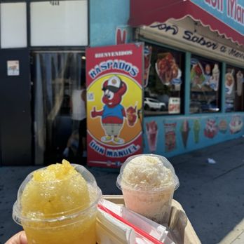 Raspados Don Manuel - Pineapple and coconut raspados - Shaved Ice Near Me - Los Angeles, California Raspados Don Manuel - Pineapple and coconut raspados - Shaved Ice Near Me - Los Angeles, California