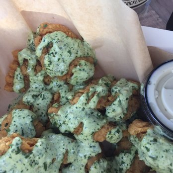 Rickety Cricket Brewing - 12 Boneless Wings with Bichen Pharm Sauce! - Pizza Near Me - Kingman, Arizona