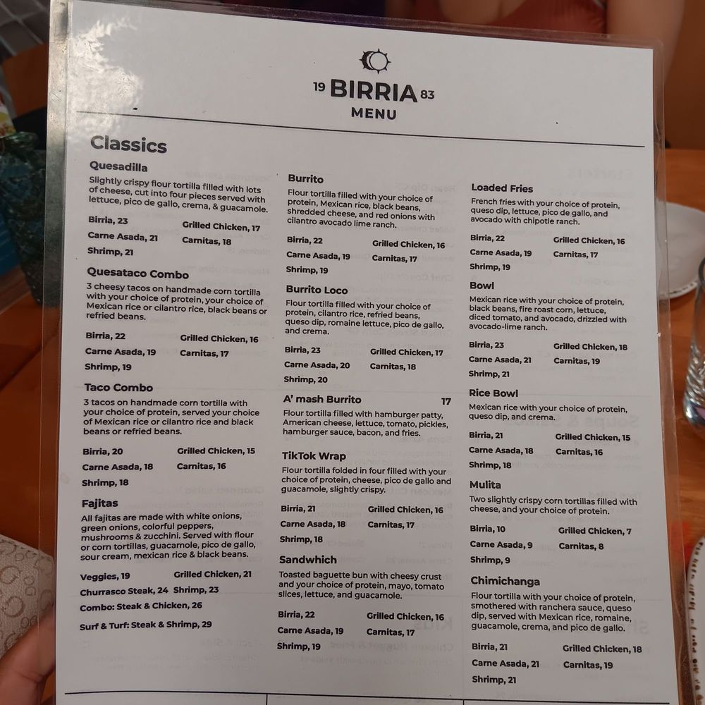 Birria1983 - Menu - Mexican Near Me - Orlando, Florida Birria1983 - Menu - Mexican Near Me - Orlando, Florida