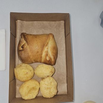 Rio Juice - Like a chicken empanada and cheese bread - Acai Bowls Near Me - Modesto, California