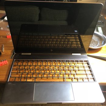 HamptonTech Solutions - Replacing a keyboard on a HP spectre 13 inch laptop - IT Services & Computer Repair Near Me