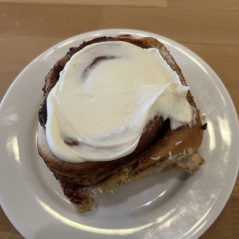 Grounds For Coffee - "Worlds best" cinnamon bun - I'd say that's accurate. - Coffee & Tea Near Me - Vancouver, British Columbia