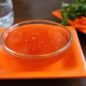 Cam Hung - This is Nuoc Cham, it is based on fish sauce but has other stuff.  Good for dipping bread.  If you want it ask for fish sauce. - Vietnamese Near Me - Sunnyvale, California