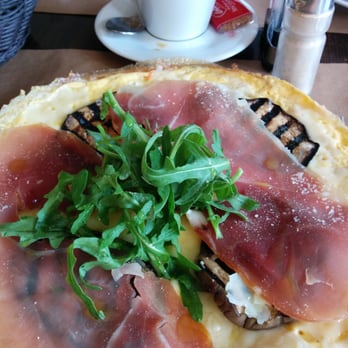 Sucré Salé - The master omelette with ham eggplants and ruccula - Tea Rooms Near Me - Ixelles, BRU Sucré Salé - The master omelette with ham eggplants and ruccula - Tea Rooms Near Me - Ixelles, BRU