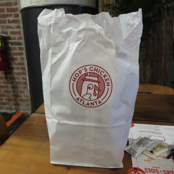 Hop's Chicken - Bag of Hop's Chicken. - New American Near Me - Atlanta, Georgia Hop's Chicken - Bag of Hop's Chicken. - New American Near Me - Atlanta, Georgia