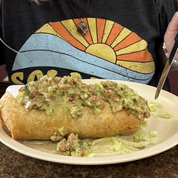 Los Gallos Taqueria - Chimichanga with grilled chicken - Mexican Near Me - Reno, Nevada