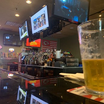 Weber's Front Row - a glass of beer on the bar - Bars Near Me - Arnold, Missouri