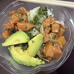 Bowl Special 2 ( 8 oz Poke) - Salmon added avocado Bowl Special 2 ( 8 oz Poke) - Salmon added avocado