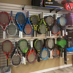 Tennis Ballerz - Can demo any of the latest rackets for just $1/day... and all demo fees are taken off price of new racket purchase!