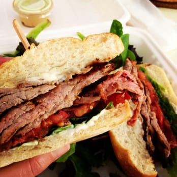 Tinleaf Fresh Kitchen - Awesome hand-carved tri-tip sandwich! - New American Near Me - Carlsbad, California Tinleaf Fresh Kitchen - Awesome hand-carved tri-tip sandwich! - New American Near Me - Carlsbad, California