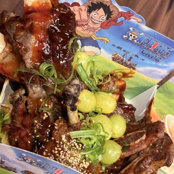 One Piece Cafe - Mighty Meats Pirate Platter - Themed Cafes Near Me - Los Angeles, California One Piece Cafe - Mighty Meats Pirate Platter - Themed Cafes Near Me - Los Angeles, California