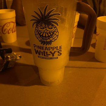 Pineapple Willy's - Large cup to go - Seafood Near Me - Panama City Beach, Florida