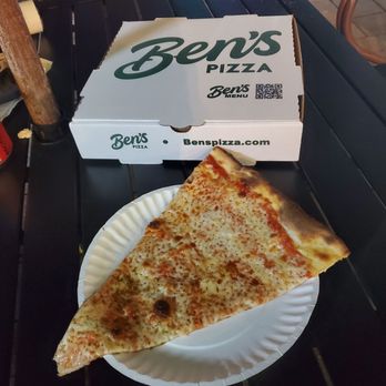 Ben's pizza - Slice of Cheese - Pizza Near Me - Miami, Florida