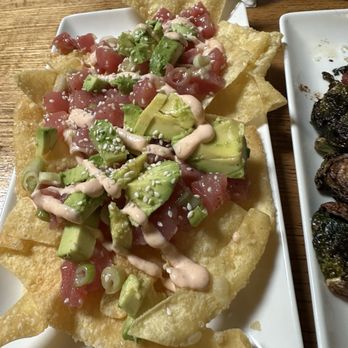 Blast & Brew - Ahi nachos - New American Near Me - Pismo Beach, California Blast & Brew - Ahi nachos - New American Near Me - Pismo Beach, California