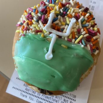 Dunkin' - a doughnut with green frosting and sprinkles - Donuts Near Me - Kingman, Arizona Dunkin' - a doughnut with green frosting and sprinkles - Donuts Near Me - Kingman, Arizona