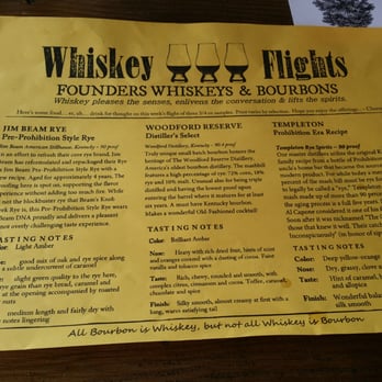 Founders Tavern & Grill - Whiskey flights! - Comfort Food Near Me - Pasadena, Maryland